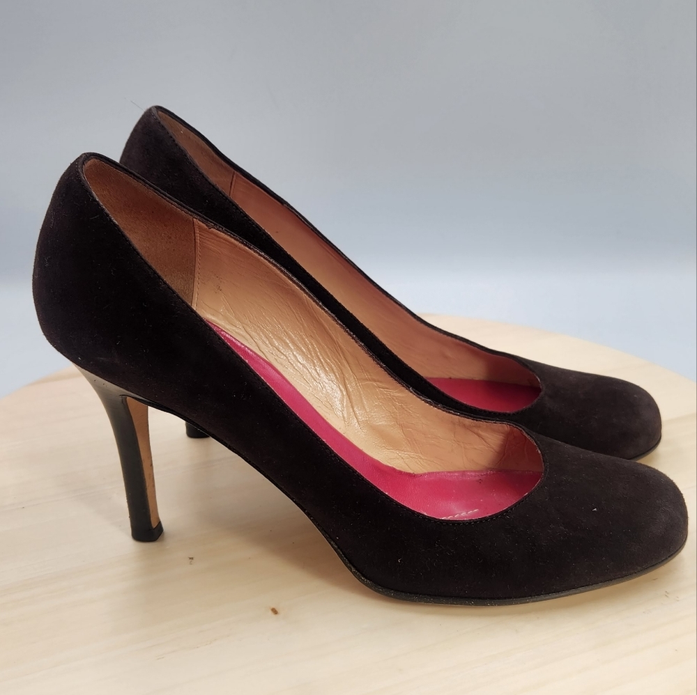 Kate Spade Womens chocolate brown "Kristen" Rounded Toe 7.5B